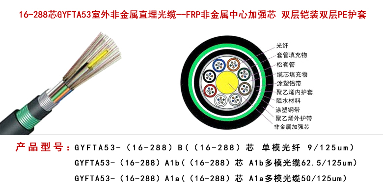 GYFTA53光纜型號--江蘇西諾通谷光纜